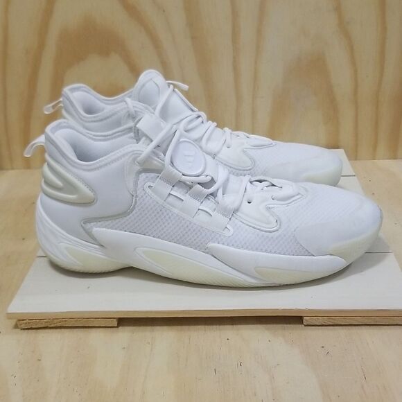 adidas BYW Select Low Cloud White Zero Metallic Mens size 13 - Picture 1 of 8